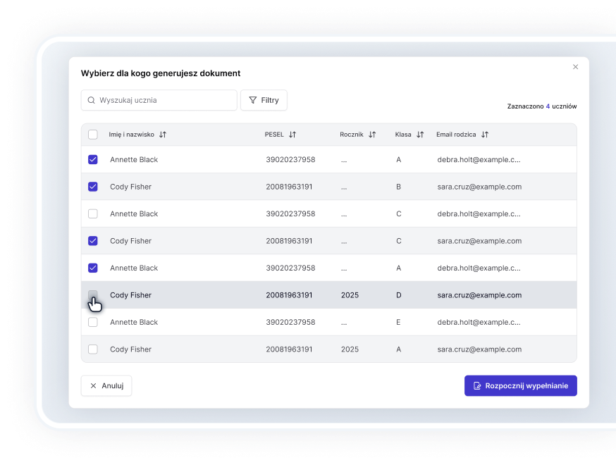 Bezbłędne wypełnianie i zarządzanie dokumentacją
